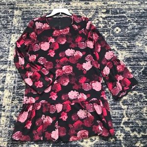 Stunning drop waist ruffle hem dress!